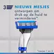 Gillette Mach3 Turbo Navulmesjes 8 stuks