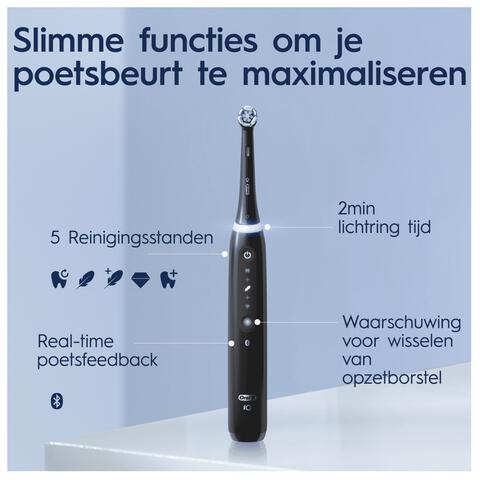 Oral-B iO 5S Zwart Elektrische Tandenborstel