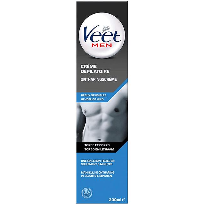 Nieuwe betekenis erts 鍔 Veet for Men Ontharingscreme Gevoelige Huid 200 ML 200 ML | Etos