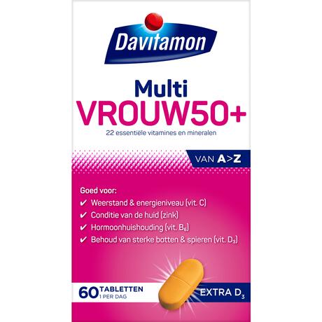 Davitamon Multi Vrouw 50+ 60 stuks