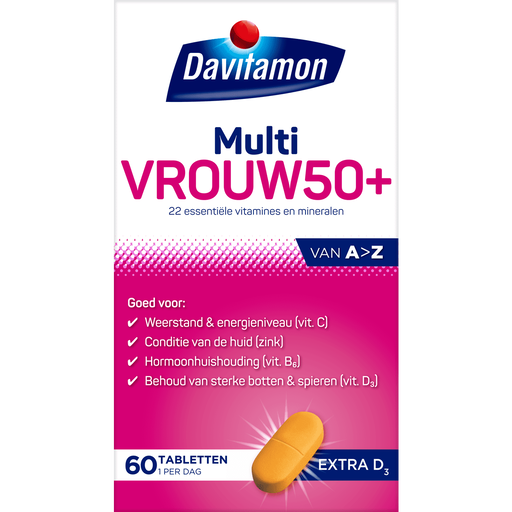 Davitamon Multi Vrouw 50+ Tabletten 60 stuks