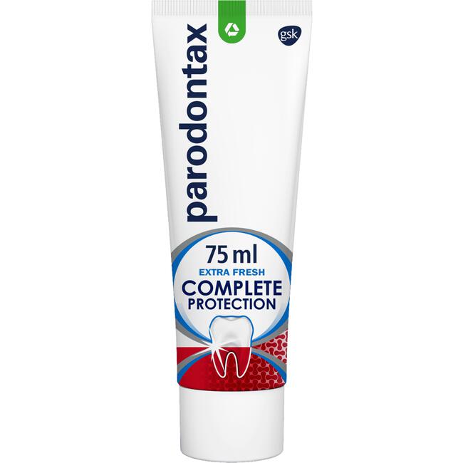 Parodontax Complete Protection Extra Fresh Dagelijkse Tandpasta Tegen Bloedend Tandvlees 75 ML