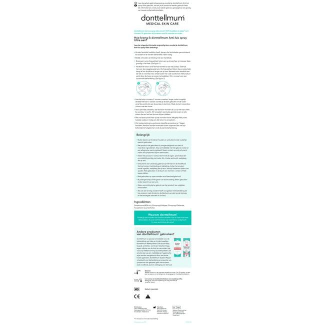 donttellmum Anti-luis Spray Ultra 120ml