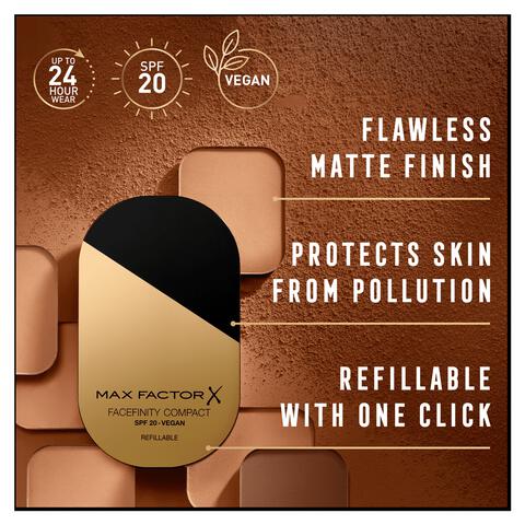 Max Factor Facefinity Reusable Compact powder Refill 008 Toffee