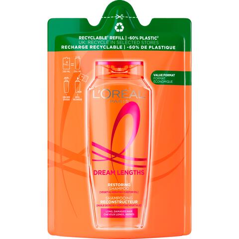 L'Oréal Paris Elvive Refill Dream Lengths Shampoo Navulling 250 ML