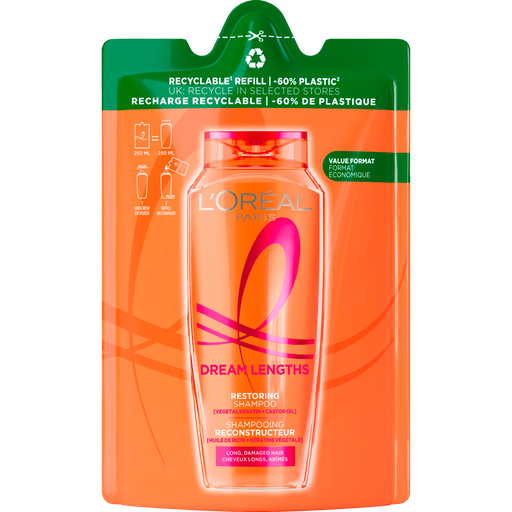 L'Oréal Paris Elvive Refill Dream Lengths Shampoo Navulling 250 ML