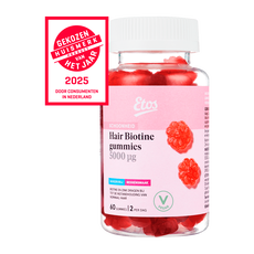 Etos Hair Biotine gummies 5000μg 60 stuks