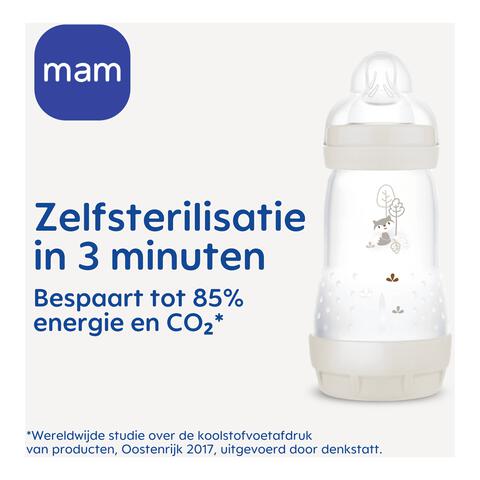 MAM Easy Start Anti-Colic Babyfles Blue 160 ML