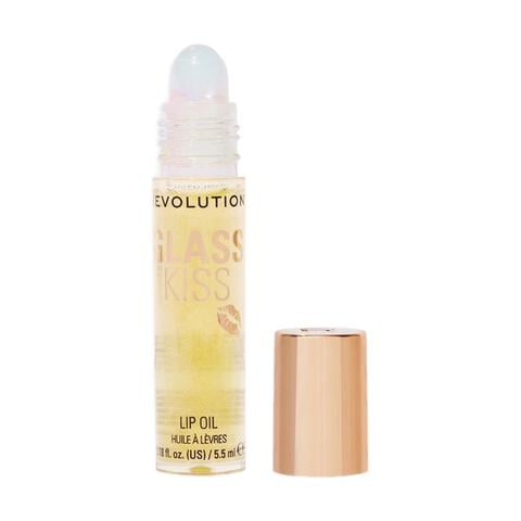 Revolution Glass Kiss Roller Ball Lip Oil Stardust Lemon Shimmer