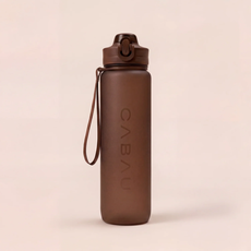 Cabau Lifestyle Bloom Water Bottle Chocolate Brown 1 Liter
