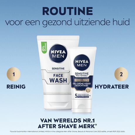 NIVEA Men Sensitive Huid & Stoppelbaard Gezichtsgel 50 ML