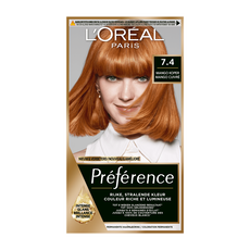 L'Oréal Paris Préférence Permanente Haarkleuring 7.4 Mango