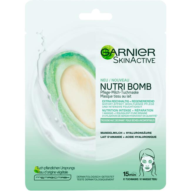Garnier SkinActive Nutri Bomb Sheet Masker Amandel