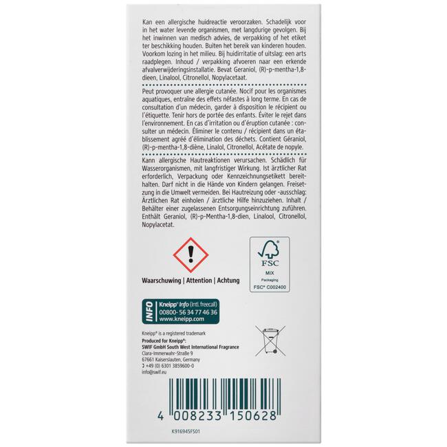 Kneipp Geurstokjes Deep Relaxation Sandalwood Patchouli
