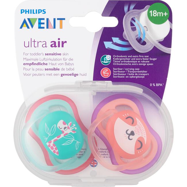 Philips Avent Fopspenen Ultra Air 18M+ 2 stuks