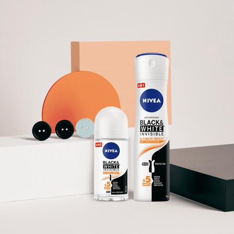 NIVEA Black & White Ultimate Impact Deodorant Spray 150 ML