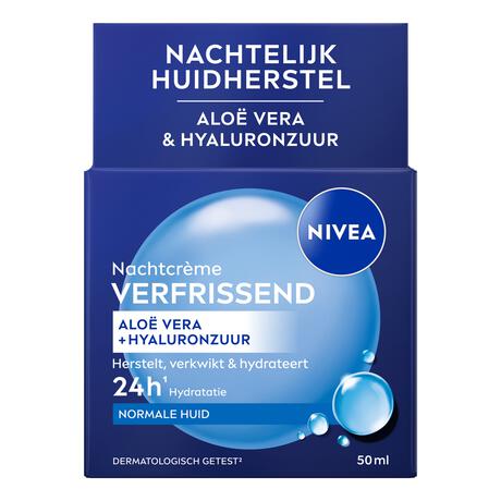 NIVEA Essentials 24u Hydraterende Nachtcrème Normale Huid 50 ML