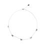 BiSjU Jewellery Ketting Hartje en Balletjes Zilver Plated