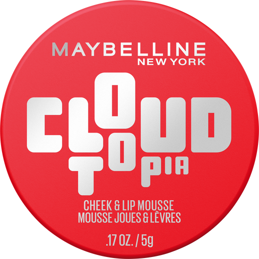 Maybelline New York Cloud Topia Blush Cream Cheek & Lip Mousse 03 Divine Crimson Rood
