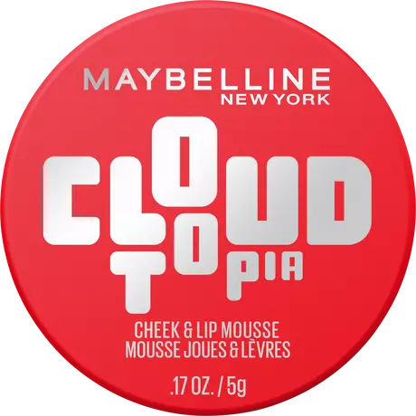 Maybelline New York Cloud Topia Blush Cream Cheek & Lip Mousse 03 Divine Crimson Rood