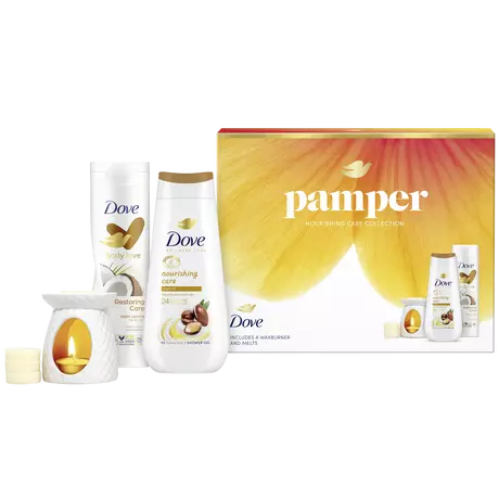 Dove Giftset Advanced Nourishing Care met Wax Burner