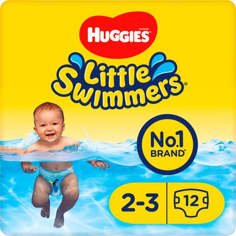 Huggies Little Swimmers Zwem Luiers Maat 2-3 Extra Small (3 Tot 8 KG) 12 stuks