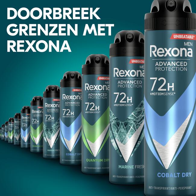 Rexona Men Advanced Protection Cobalt Dry Deodorant Spray 150 ML