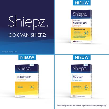 Shiepz Nachtrust 3in1 Liquid Capsules 50 stuks