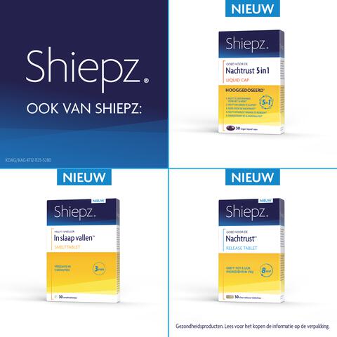 Shiepz Nachtrust 3in1 Liquid Capsules 50 stuks