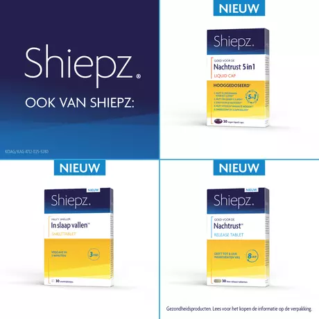 Shiepz Nachtrust 5in1 Liquid Capsules 50 stuks
