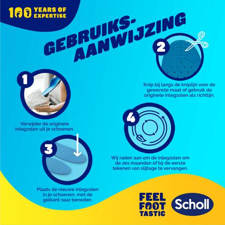 Scholl GelActiv Insoles Casual L