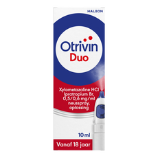Otrivin Duo Xylometazoline HCl Ipratropium Br, 0,5/0,6 MG/ML Neusspray 10 ML