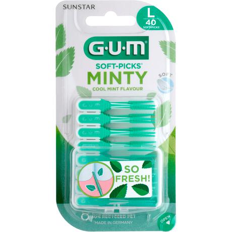 GUM Soft-Pick Comfort Flex Mint Large 40 stuks