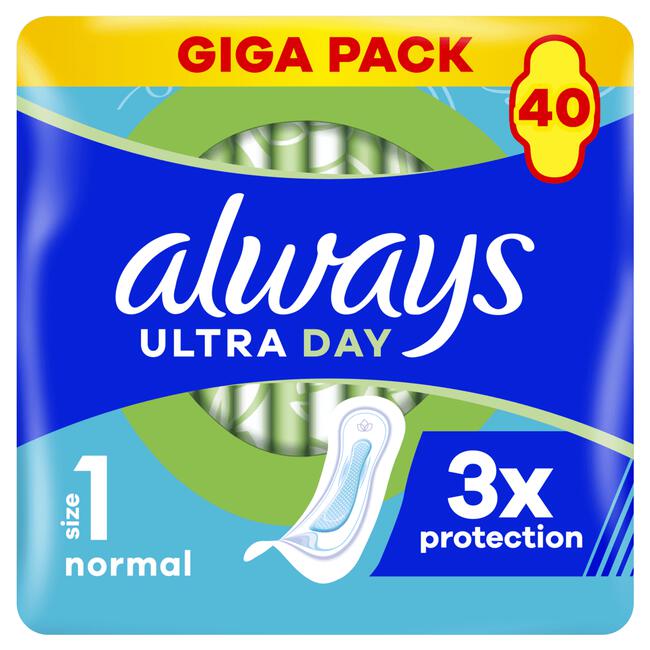 Always Ultra Maandverband Normal Zonder Vleugels 40 stuks