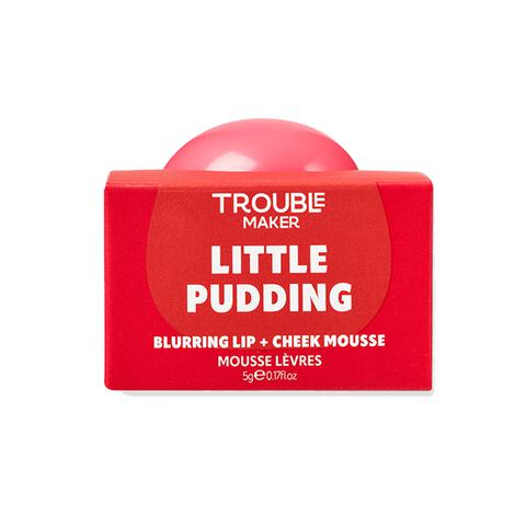 Trouble Maker Little Pudding Blurring Lip + Cheek Mousse Bunni Baby Pink