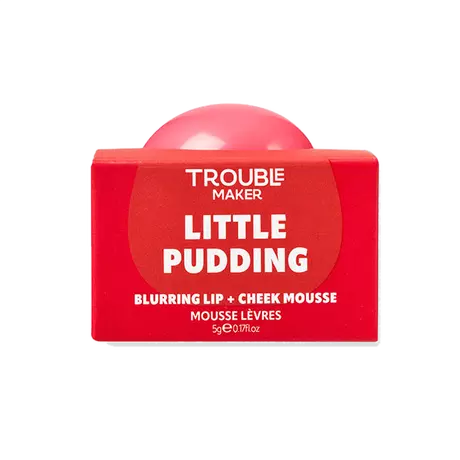 Trouble Maker Little Pudding Blurring Lip + Cheek Mousse Bunni Baby Pink