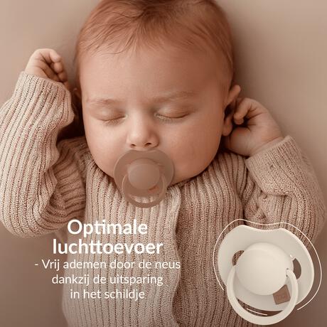 Difrax LOVI Prime Fopspeen 6-18 Maanden Pistachio/Green BPA-vrij