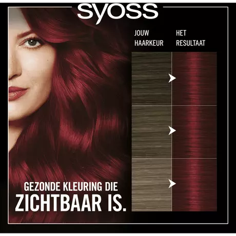 Syoss Oleo Intense Permanente Haarkleuring 5-92 Stralend Rood/Rouge Eclatant
