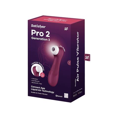 Satisfyer Pro 2 Generation 3 - Liquid Air, Vibration & Bluetooth