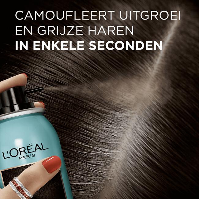 L'Oréal Paris Magic Retouch Camouflerende Uitgroeispray Donkerbruin 75 ML