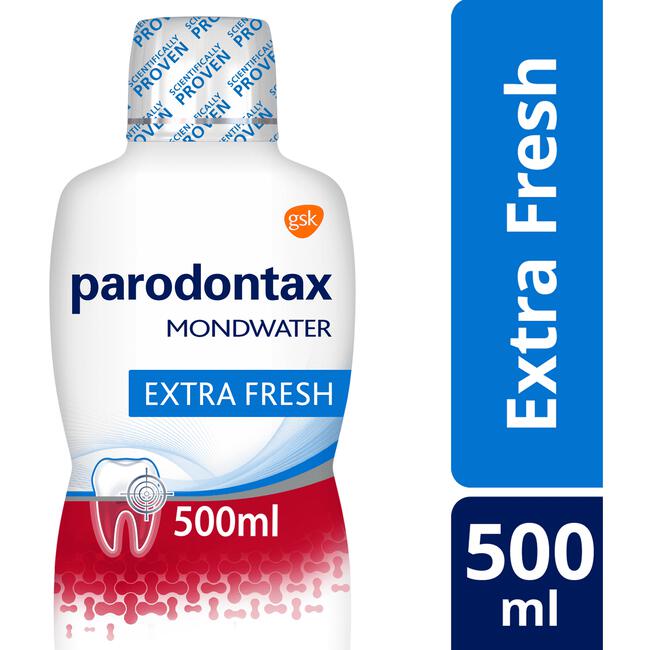 Parodontax Daily Care Mondwater Extra Fresh Voor gezond Tandvlees 500 ML