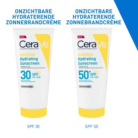 CeraVe Onzichtbare Hydraterende Zonnebrandcrème SPF30 177 ML