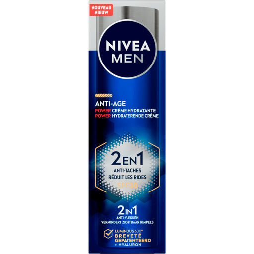 NIVEA MEN Anti-Age Power 2-in-1 Hydraterende Gezichtscrème SPF 30 50 ML