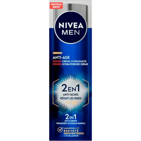 NIVEA MEN Anti-Age Power 2-in-1 Hydraterende Gezichtscrème SPF 30 50 ML