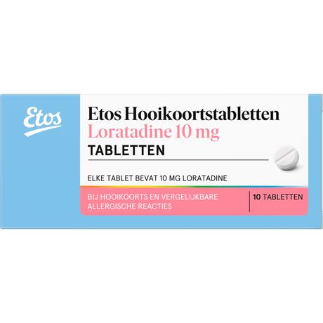 Etos Hooikoortstabletten Loratadine 10 mg 10 tabletten