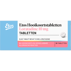 Etos Hooikoortstabletten Loratadine 10 mg 10 tabletten