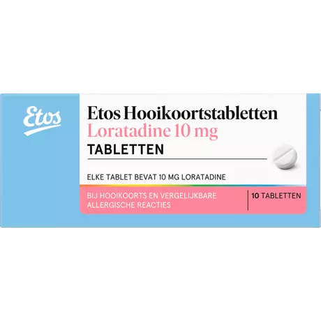 Etos Hooikoorts Loratadine 10 MG Tabletten 10 stuks