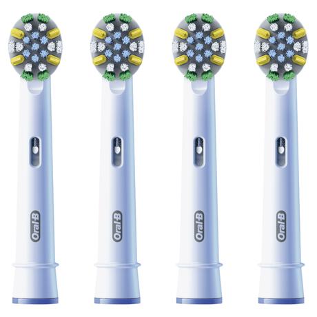 Oral-B Floss Action Opzetborstels Wit - 4 Stuks