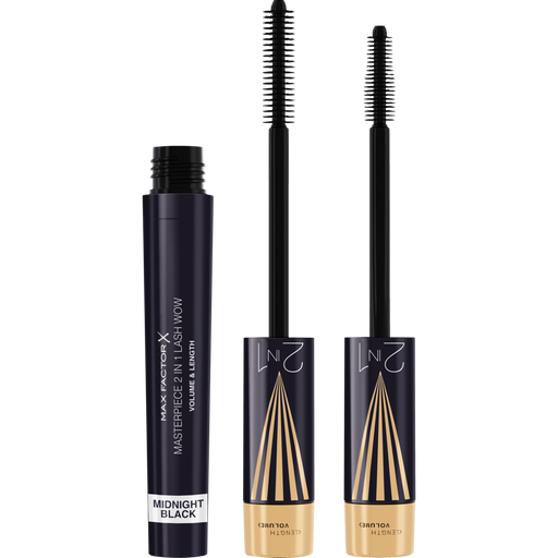 Max Factor Masterpiece 2In1 Lash Wow Mascara 03 Midnight Black