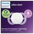 Philips Avent Fopspeen Ultra Start 0-2 M Double Pack Day 2 pack - mixed - SCF075/15